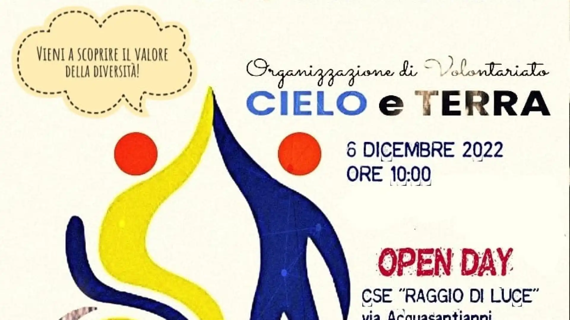 Trivento: in occasione della giornata internazionale delle persone con disabilità 2022, il centro socio educativo “Raggio di Sole” promuove un open day.